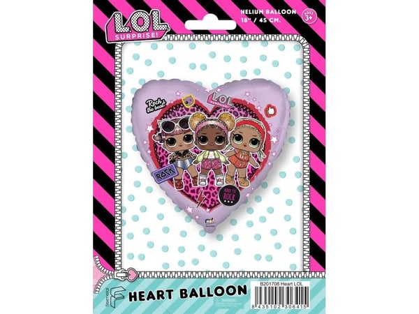 Flexmetal folio ilmapallo 18" FX - LOL: Rock, pakattu paketissa