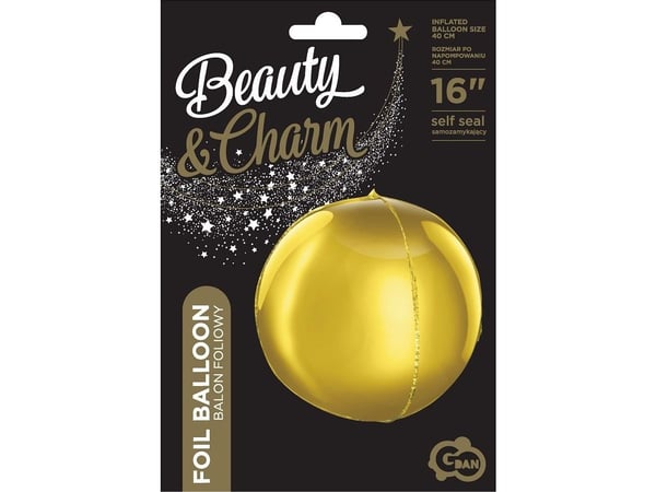 GoDan folio ilmapallo 16 tuuman pallo Gold