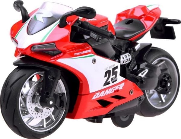 Jokomisiada diecast-modell motorsykkel med trekklek toy ZA3933