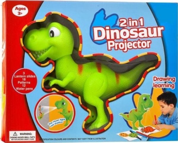 Dinosaur T-rex projektor + tusjer TA0048