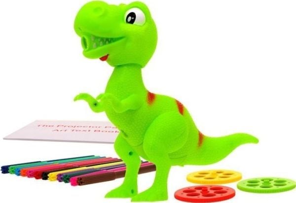Dinosaur T-rex projektor + tusjer TA0048