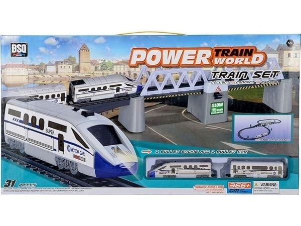 Jokomisiada elektrisk togbane Moderne tog 366 cm (RC0469)