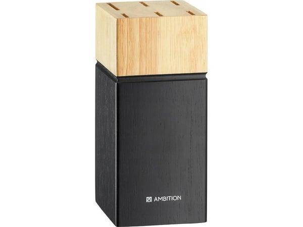 AMBITION av kniver i en trekloss Magnat 7-delt sort (51229)