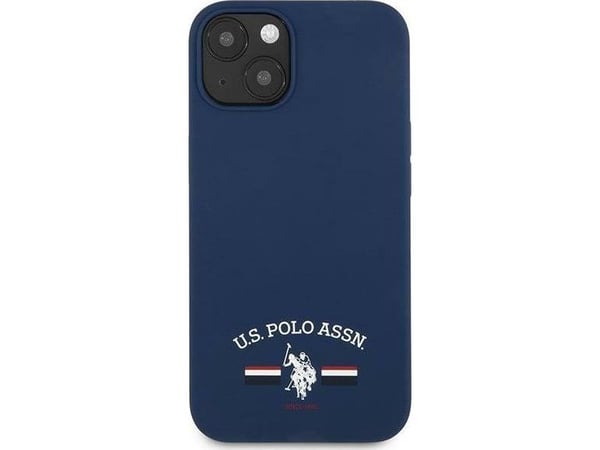 Us Polo Assn USHCP13SSFGV iPhone 13 mini 5,4" silikonfodral mörkblå