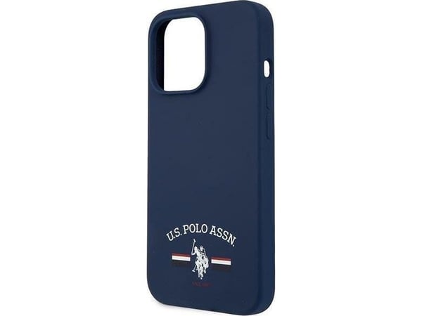 Kotelo US Polo Assn US Polo US Polo US Polo USHCP13XSFGV iPhone 13 Pro Max 6.7 tuuman musta/laivastonsininen silikoni kokoelma