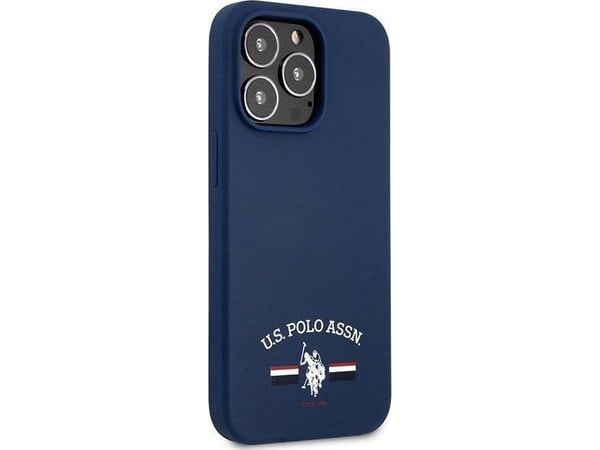 Kotelo US Polo Assn US Polo US Polo US Polo USHCP13XSFGV iPhone 13 Pro Max 6.7 tuuman musta/laivastonsininen silikoni kokoelma