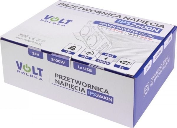 Volt IPS 2600 N omformer 24/230V (1300/2600W) (3IPSN26024)