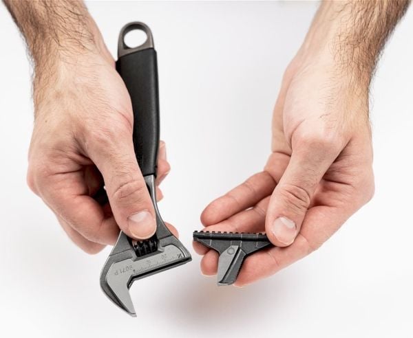 Bahco justerbar fastnøkkel med utskiftbare kjever 308 mm, maks 35 mm ERGO
