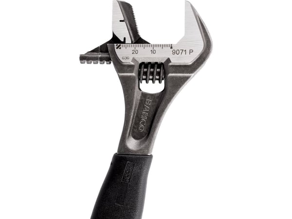 Bahco justerbar fastnøkkel med utskiftbare kjever 308 mm, maks 35 mm ERGO