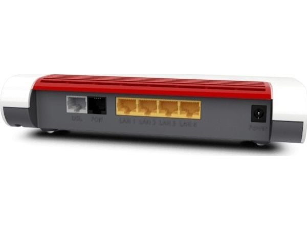 FRITZ!Box 7530 AX - Trådløs ruter - DSL-modem 4-portssvitsj - 1GbE - Wi-Fi 6 - Dobbeltbånd - VoIP-telefonadapter (DECT)