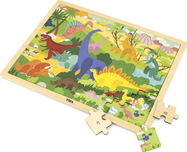 Viga Delione 48 deler - dinosaurer