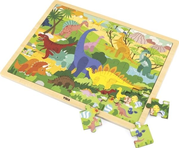Viga Delione 48 deler - dinosaurer