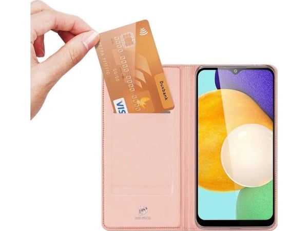 Dux Ducis Skin Pro bookcase-deksel for Samsung Galaxy A03s - rosa