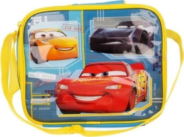 Autot - lämpöpussi hihnalla (keltainen)