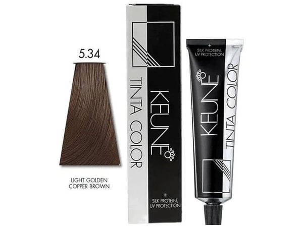 Keune Tinta Color permanent hårfarge 5.34 light golden copper brown 60 ml