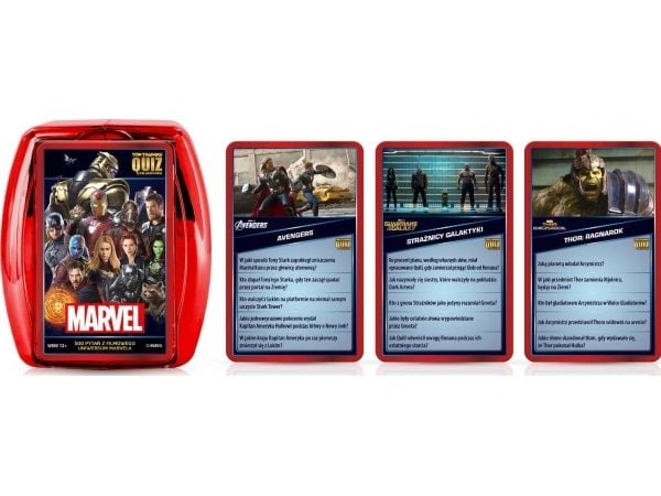 Winning Moves Populærste korte quiz 500 „Marvel“-spørsmål