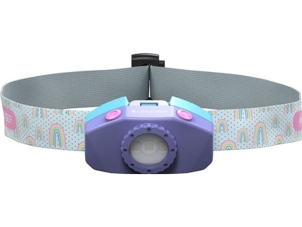 LEDLENSER Hodelykt for barn - Lilla