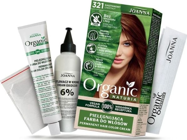 JOANNA PROFESSIONAL Naturia pleiende hårfarge 321 kastanje