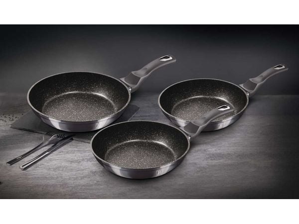 Stekepanne Berlinger Haus sett 20/24/28 cm, 3 deler