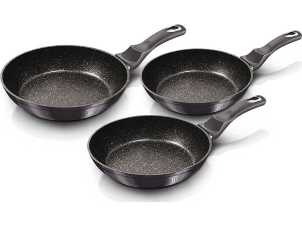 Stekepanne Berlinger Haus sett 20/24/28 cm, 3 deler