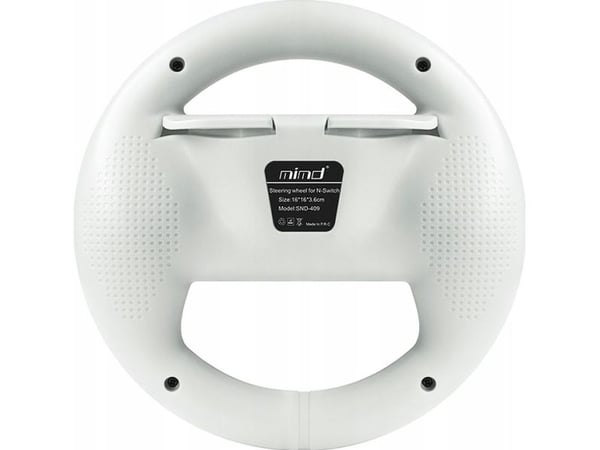Mimd 2x Steering Wheel For Nintendo Switch Oled - Mario Kart White/Black