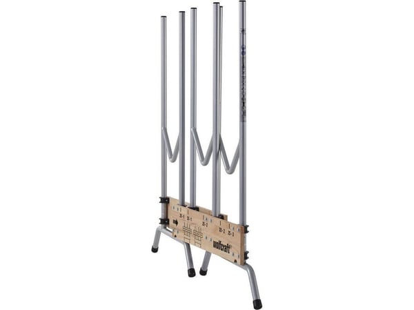 wolfcraft GmbH 5121000, Vedholder, Metall, Tre, Sort, Grå, Tre, 150 kg, 700 mm, 675 mm