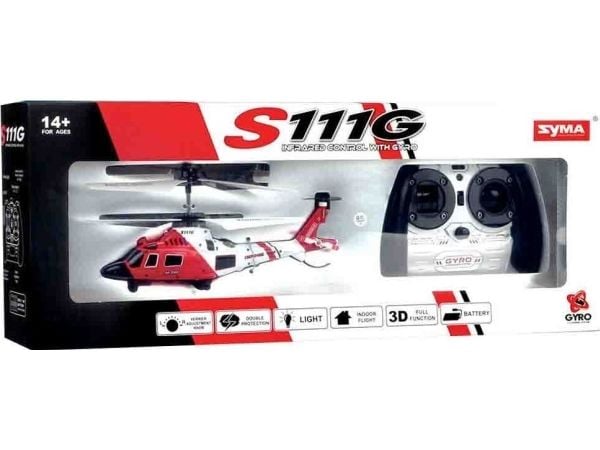 Jokomisiada Syma S111G helikopter kontrollert av fjernkontroll RC0541