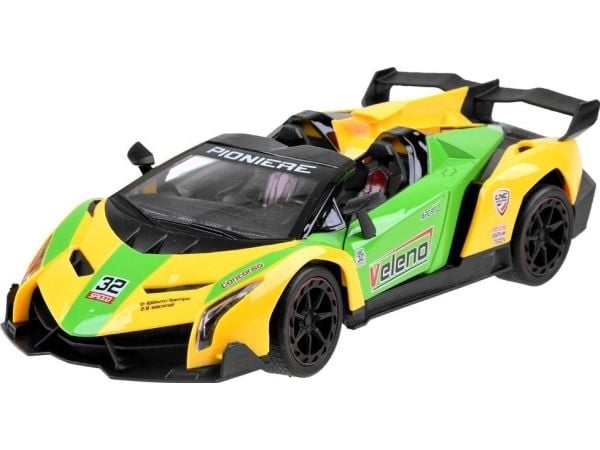 Jokomisiada sportsbil med åpne dører + RC-pilot RC0583