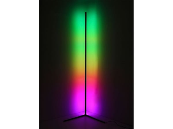 Mozos gulvlampe hjørne LC-RGB LED hvit