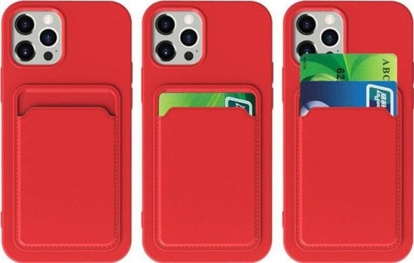 Kortholder i silikon med kortplass og dokumenter til Samsung Galaxy A72 4G – lilla