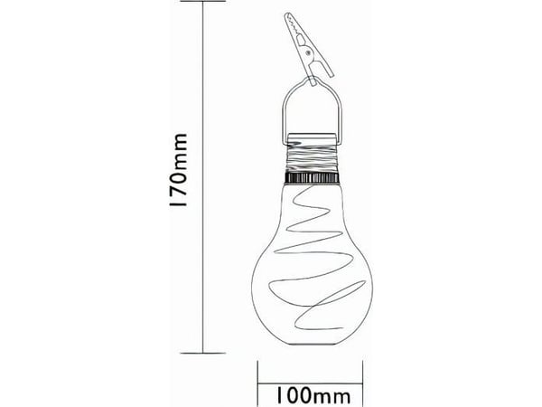 Luxform Luxform LED solenergi hagelamper, 4 stk, gjennomsiktige, 95420