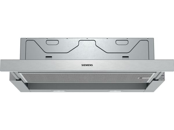Siemens iQ300 LI64MA531 - Kåpa - teleskopisk - Fördjupning - bredd: 52.6 cm - djup: 29 cm - utsug och återcirkulering (-) - med inbyggd motor - sil...