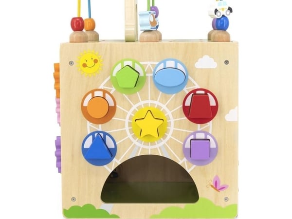 Viga 44591 pedagogisk kube 5-i-1 med romrute/space maze