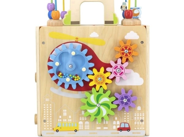 Viga 44591 pedagogisk kube 5-i-1 med romrute/space maze
