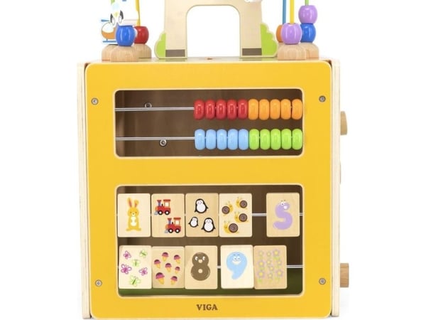 Viga 44591 pedagogisk kube 5-i-1 med romrute/space maze