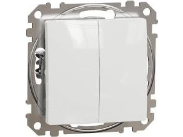 Schneider Electric Schneider Electric Sedna Design, kaksoisnapsautus, valkoinen