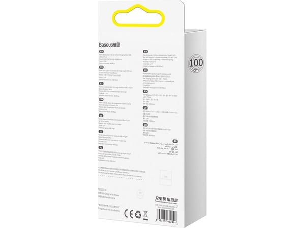 Baseus Dynamic, 1,2 m, Lightning, USB A, Hanstik, Hanstik, Hvid