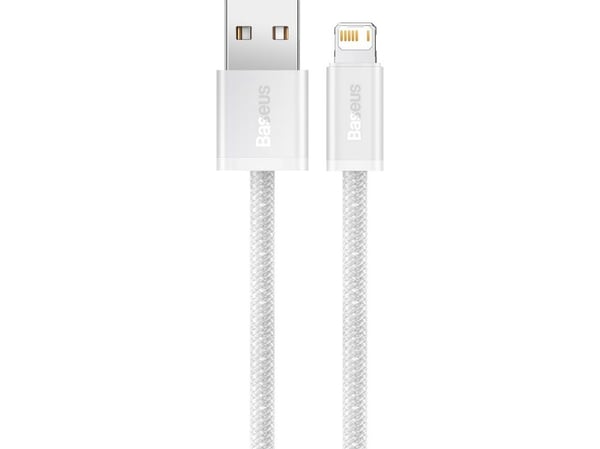 Baseus Dynamic, 1,2 m, Lightning, USB A, Hanstik, Hanstik, Hvid