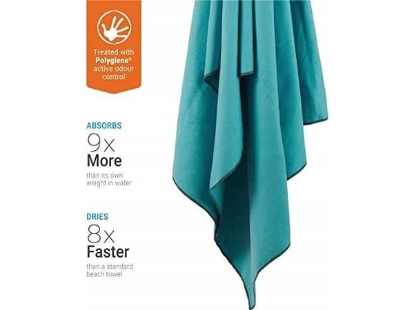 Lifeventure Soft Fiber Resirkulert Teal XL reisehåndkle - XL