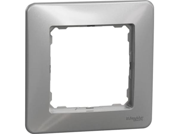 Schneider Electric Sedna Design, runko 1gang, hopea alumiini