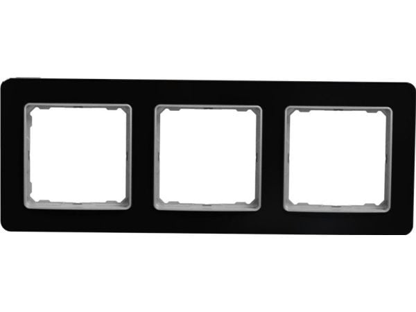Schneider Electric, Sedna Elements, Ramka 3-krotna, szkło sort, efekt szkła, SDD361803