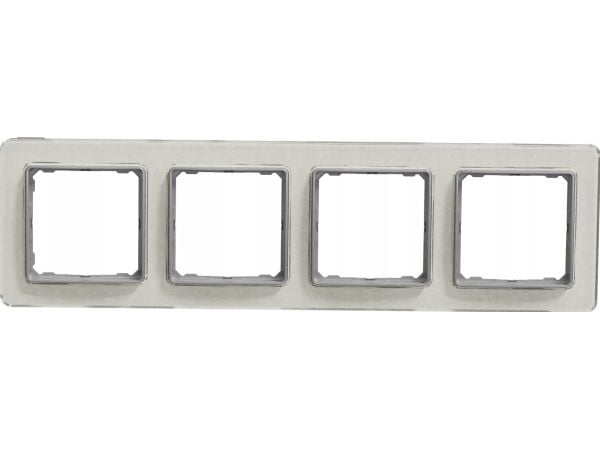 Schneider Electric Sedna Elements fyrfacksram vit glas