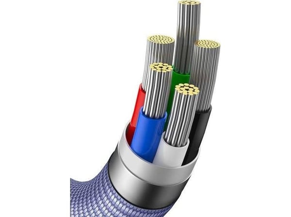 Baseus USB-C til Lightning-kabel 2 m lilla (FD-2310-6932172602796)