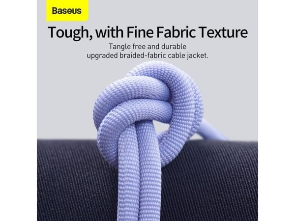Baseus Crystal Shine, Purppura, USB C, Lightning, 1,2 m, Uros, Uros