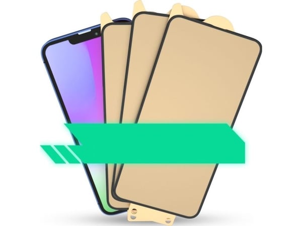 Bestsuit Bestsuit 6in1 for iPhone 13-deksel / flexi herdet glass / bakfolie / kameraglass / kluter / applikator (D30 Buffer)