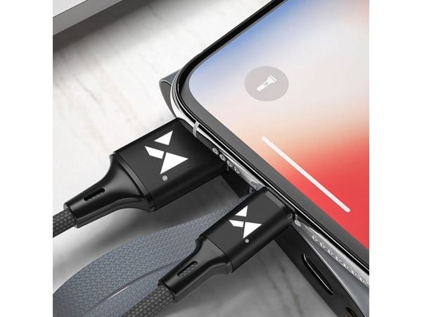 Wozinsky USB-kabel til microUSB 2,4A 1 m svart (WUC-M1B)