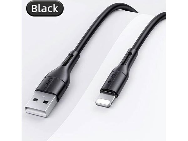 USB-kabel Usams USB-A til Lightning 1 m svart (SJ500USB01)