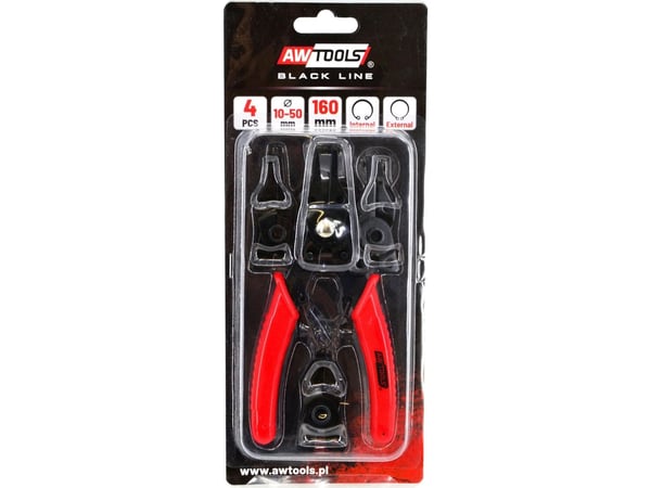 AWTools AWTOOLS SEGERA PLIERS 160mm WITH INTERCHANGEABLE BITS 4pcs. AW16600