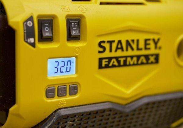 STANLEY kompressor V20 SFMCE520B 3 strømkilder