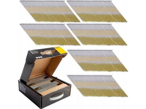 sinkitsemättömät naulat, rengasrunkoiset 34°; 2,8 x 50 mm (2 kpl)